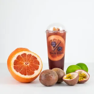 Grape Grapefruit Fruit Tea