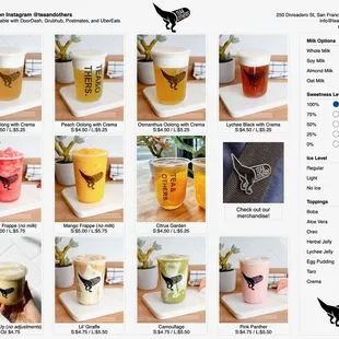 Updated menu 2021