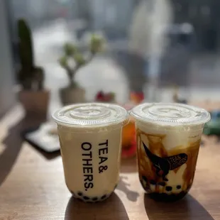 Organic Jasmine Milk Tea Dirty Boba Small Only