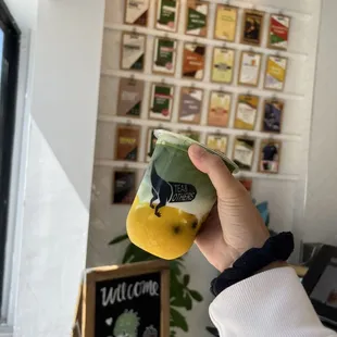 Mango Matcha Latte