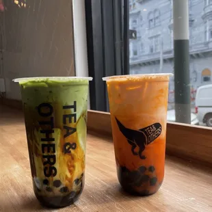 Dirty Matcha Latte