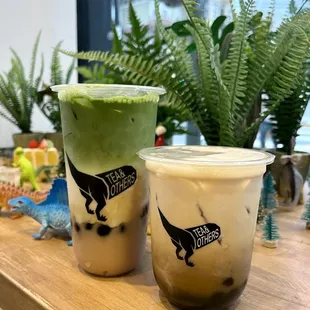Taro Matcha Latte