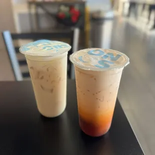 Wintermelon Milk Tea and Thai Milk Tea