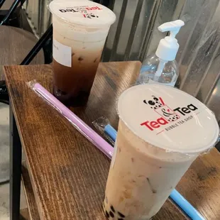 Honey Milk Tea w/Boba
