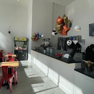 Pick up counter area