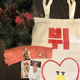 Cupsleeves come with your boba drinks during these events. We also bought items from local artists there.