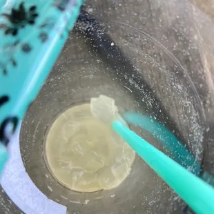 Straw too thin for the aloe