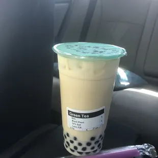 Rose Green Milk Tea