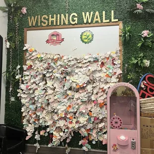 Wishing wall