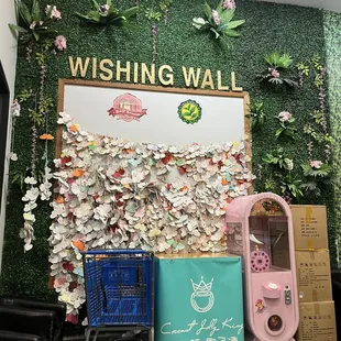 Wishing wall