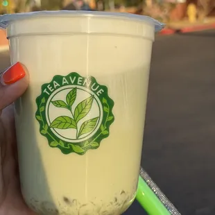 Oreo Matcha Cheese Creme Tea!