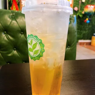 Citrine Peach-Mango Soda