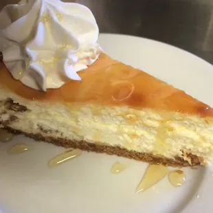 Greek Yogurt Cheesecake with  figs and honey