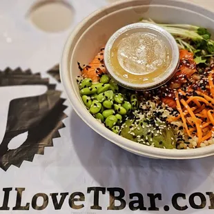 Hoisin BBQ Salmon, Quinoa Rice Blend &amp; Wasabi Ginger