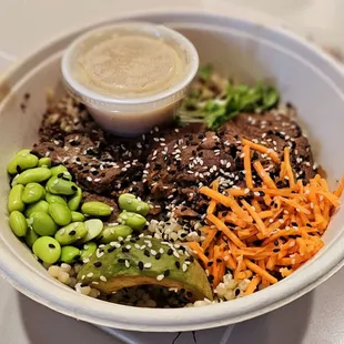 Cracked Pepper London Broil, Quinoa Rice Blend &amp; Wasabi Ginger