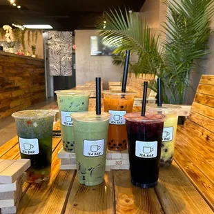 Bunch of drinks