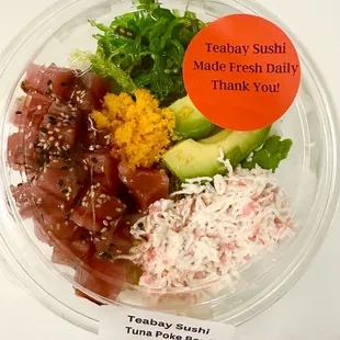Teabay Tuna Poke bowl