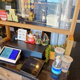 The register where you order