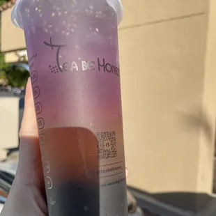 Galaxy Tea with boba