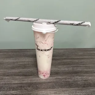 Popping Strawberry Boba