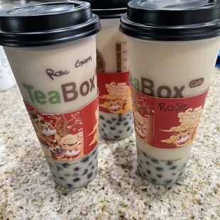 Warm tea drinks (can&apos;t be hot) in cold drink containers