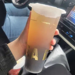 Cherry blossom green tea