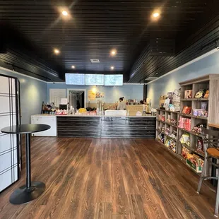 Inside the store from the entrance