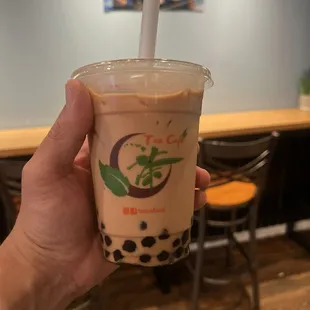 Hong Kong Style Milk Tea with Boba