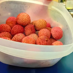  a bowl of fresh strawberries