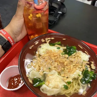 Shrimp wonton soup