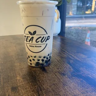 Milk tea with boba