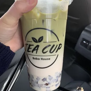 Strawberry Matcha Latte