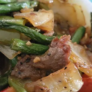 Black pepper beef