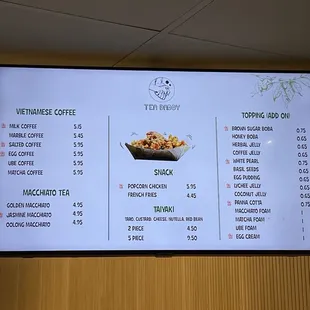 Menu #2 as of 04/11/24