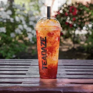 Mango slush chamoy tajin