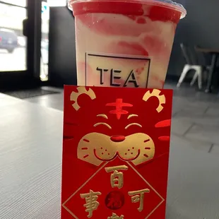 Red envelope drink