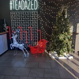 Christmas tree inside