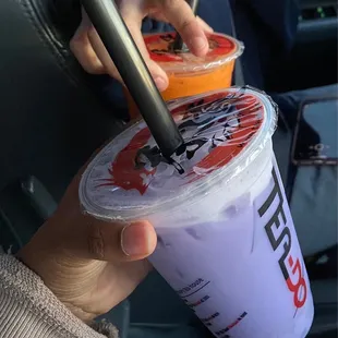 Taro milk tea