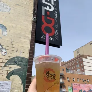 P1. Lychee Tea w. Lychee Pop Boba