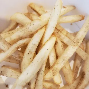 a pile of french fries