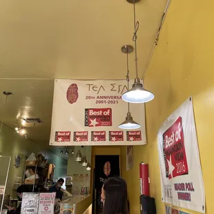 Hole in the wall, popular place it seems :)