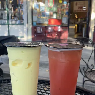 Dragon Fruit Lemon Flavored Green Tea