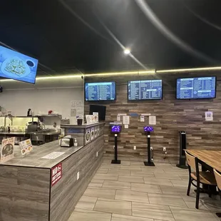 sushi and sashimi, interior