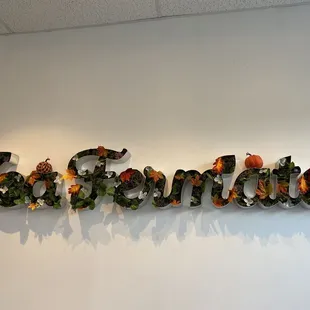 Seasonal decorations!