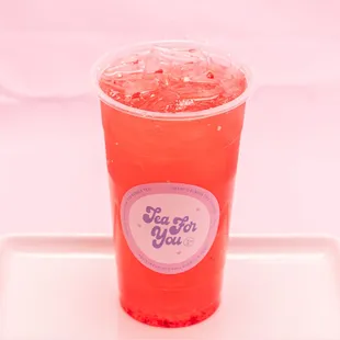 (Strawberry Calpico) (Strawberry Lychee Lemonade) (Strawberry Lemonade)