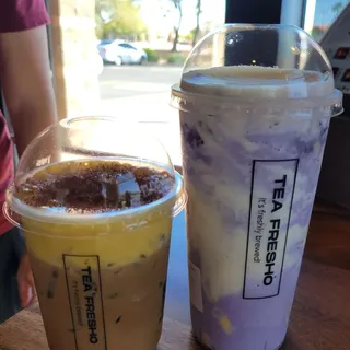 Ube Taro Creme Brulee