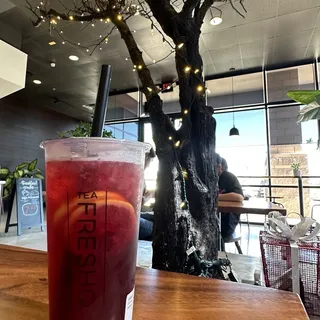 Honey Lemon Hibiscus Tea