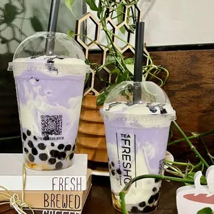 Ube Taro Crème Brûlée