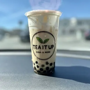 Classic Milk Tea with Sea Salt Foam