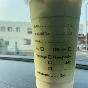 Premium Matcha Latte